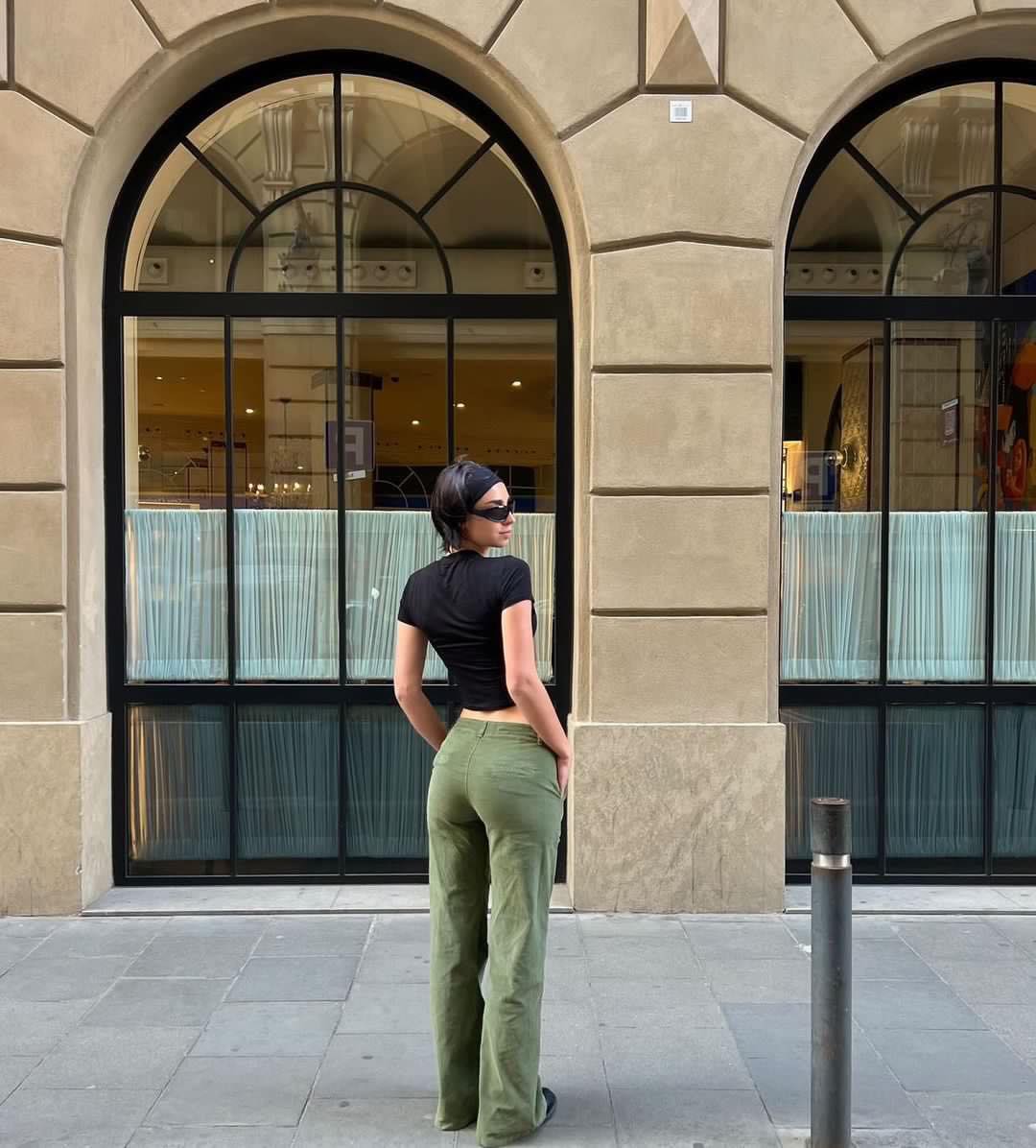 Didde corduroy pants - khaki
