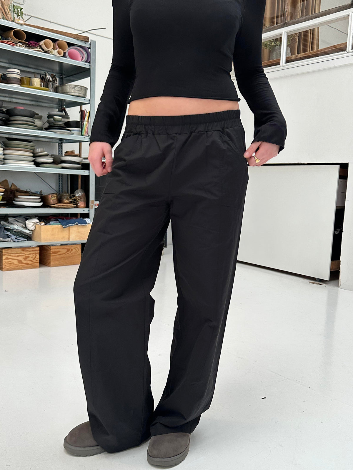Tiff track pants - Black