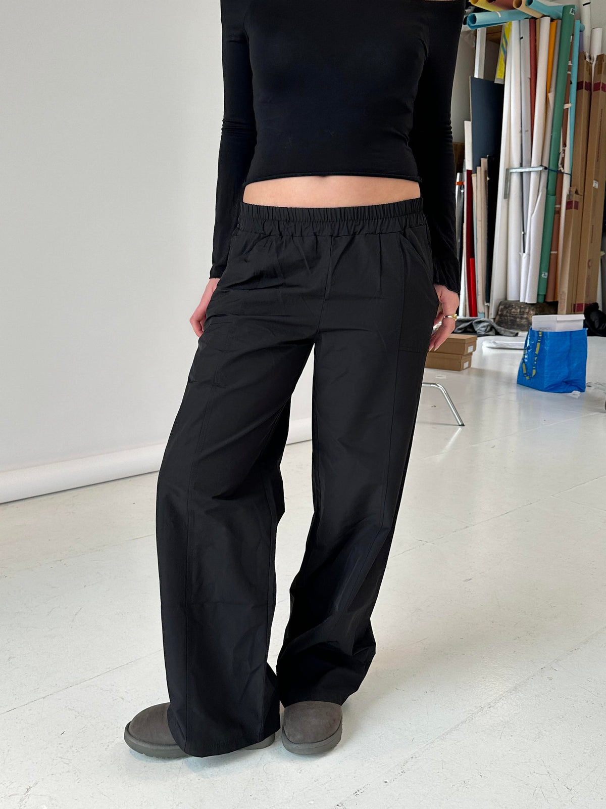 Tiff track pants - Black