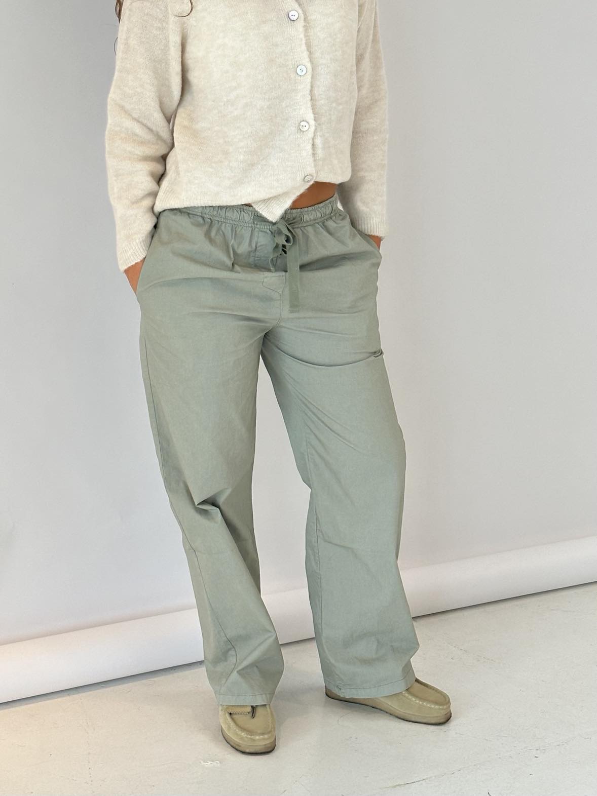 Thora straight pants - Green