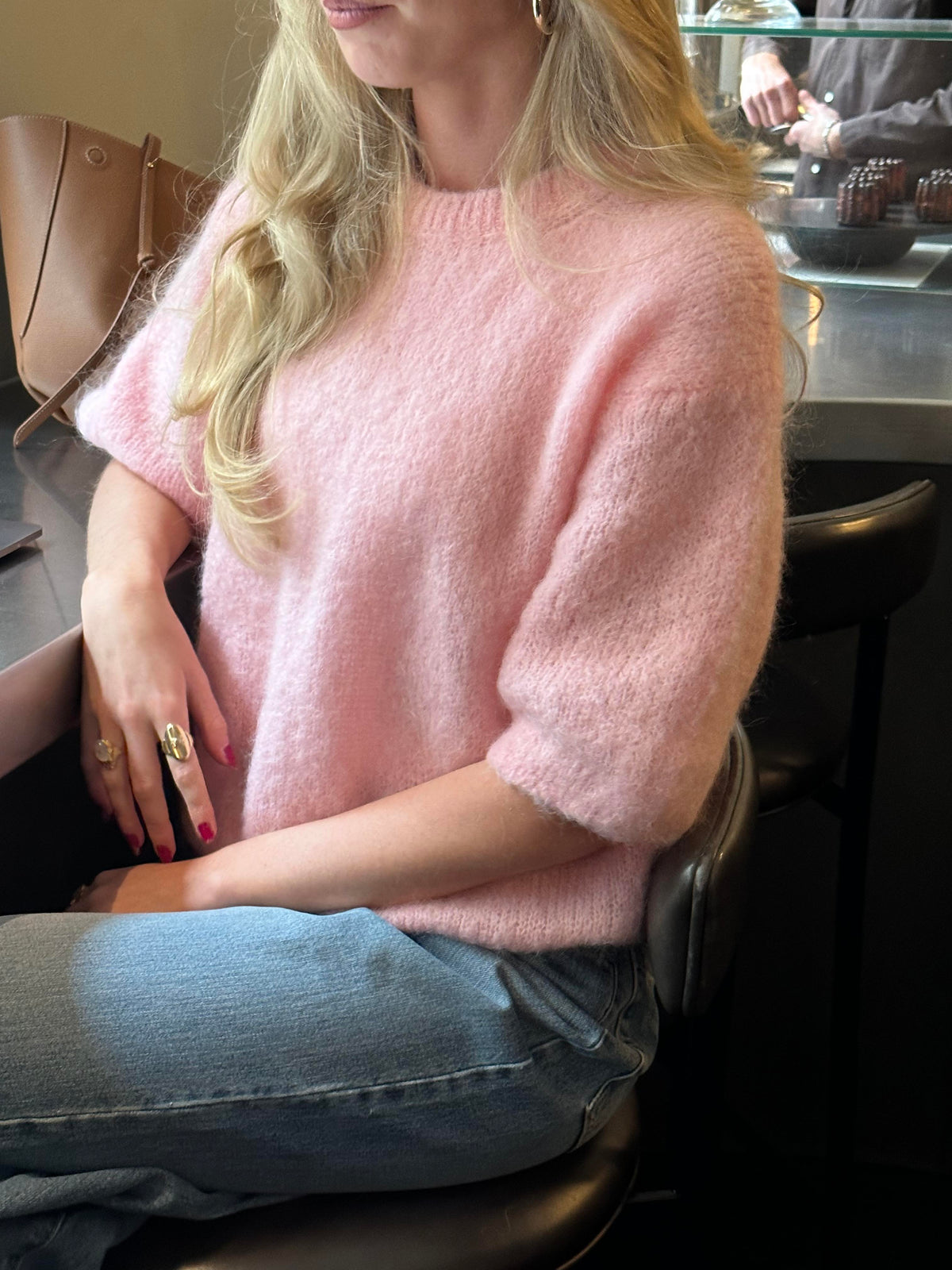 Elise t-shirt knit - Light pink