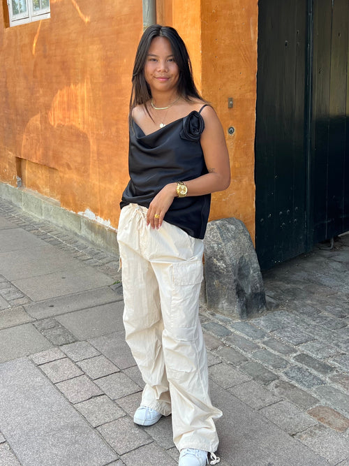 Elita pants with pockets - Beige