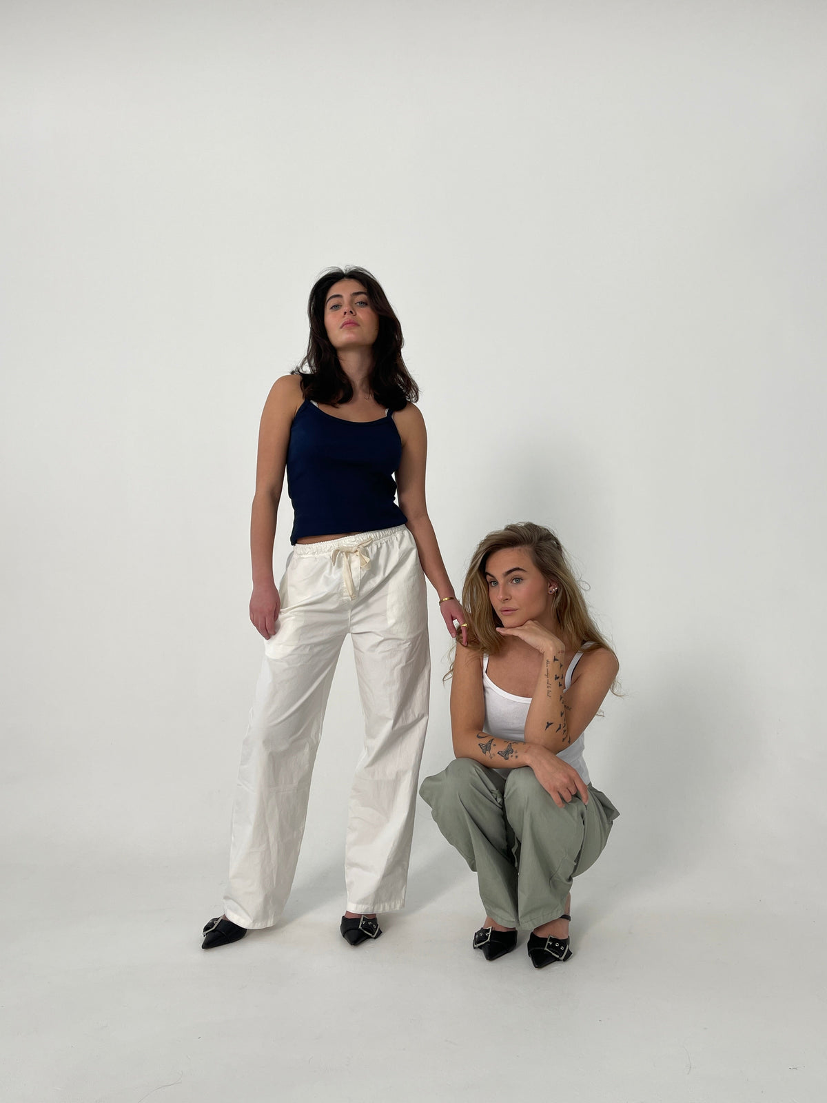 Thora straight pants - Green