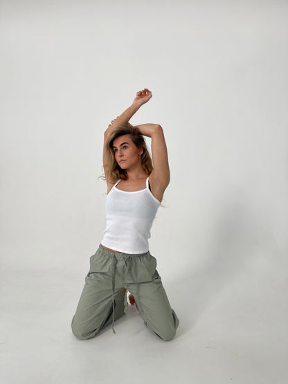 Thora straight pants - Green