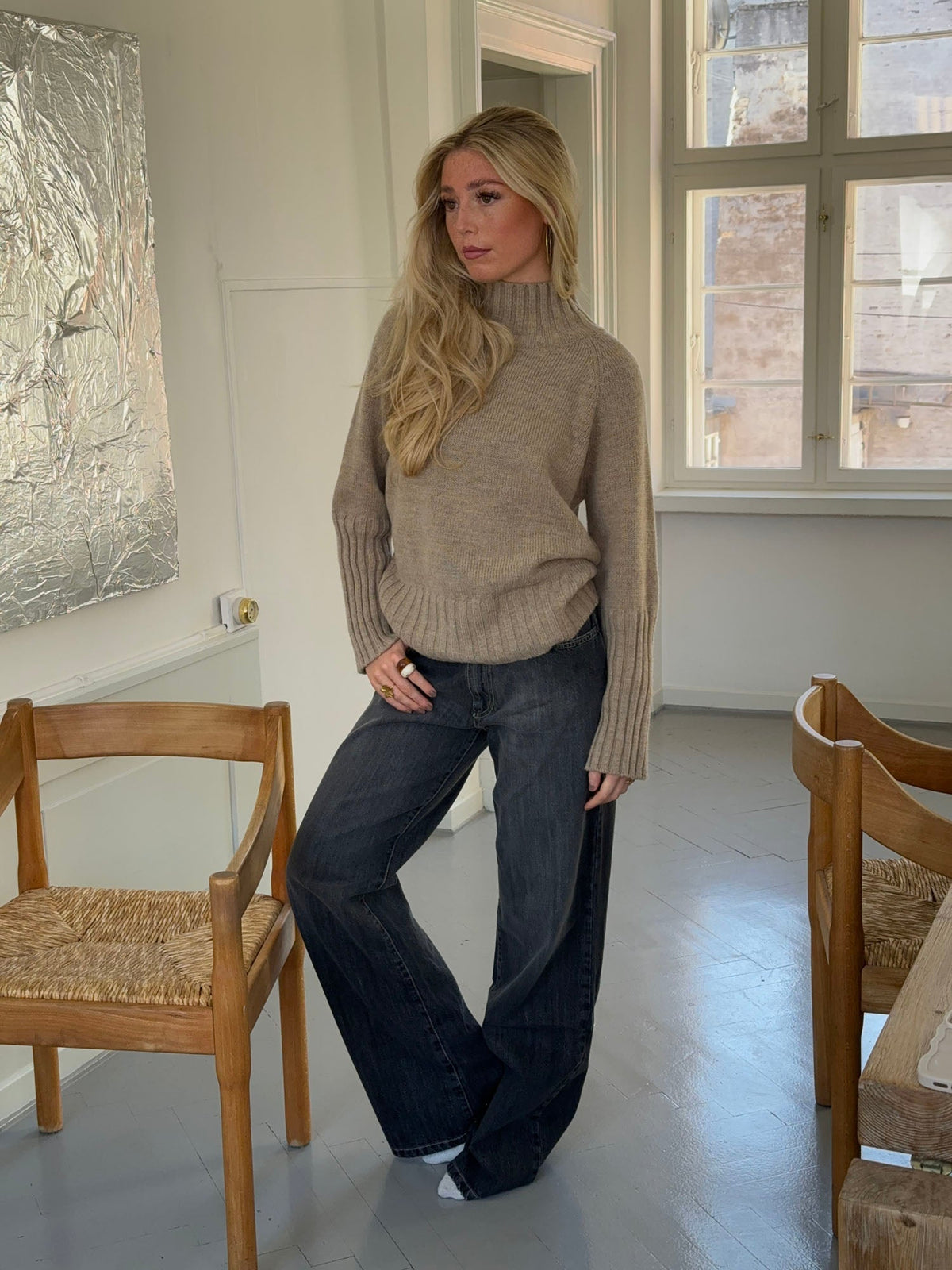 Alyssa turtleneck - Beige