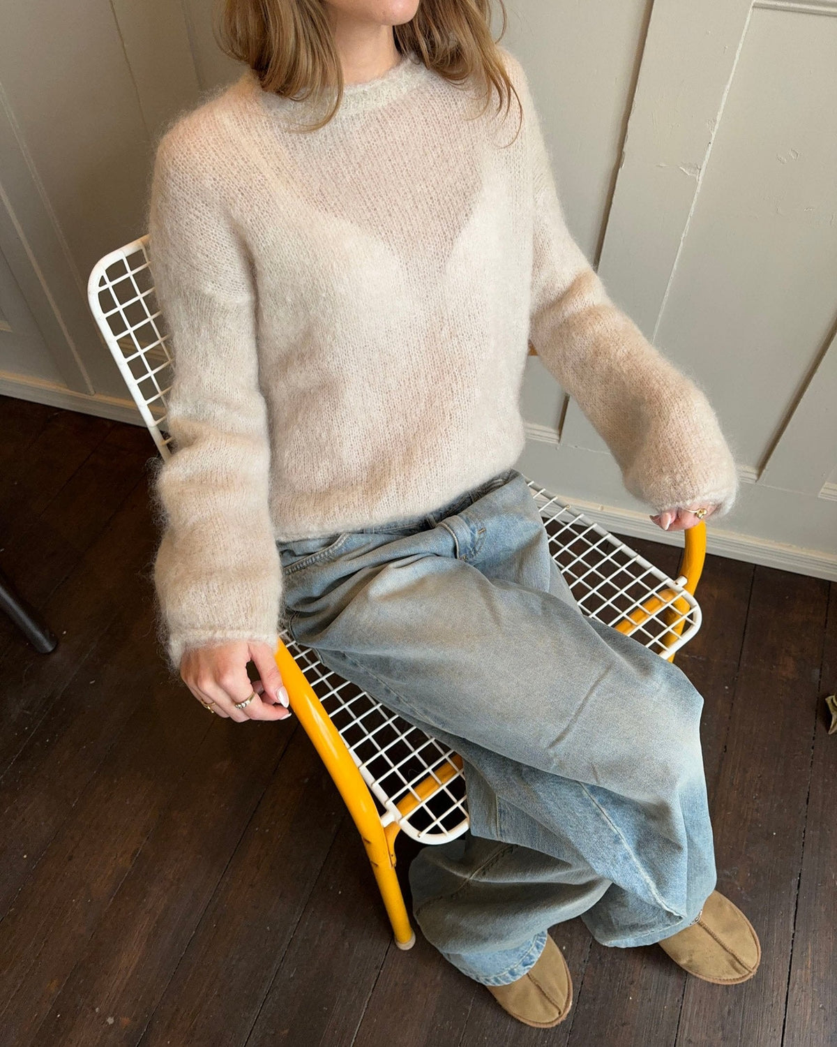 Elara mohair knit - Beige