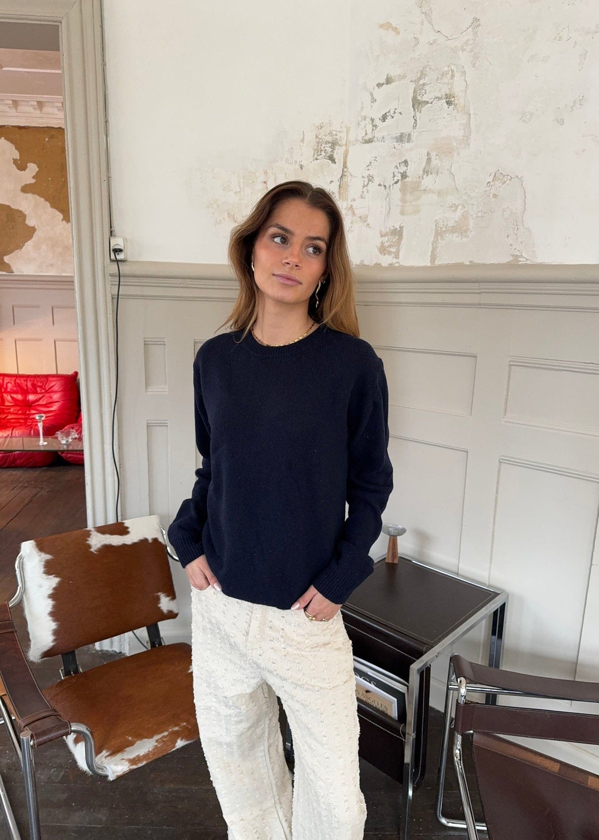 Tea wool sweater - Navy