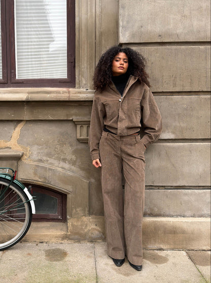 Velo corduroy trousers – Brown