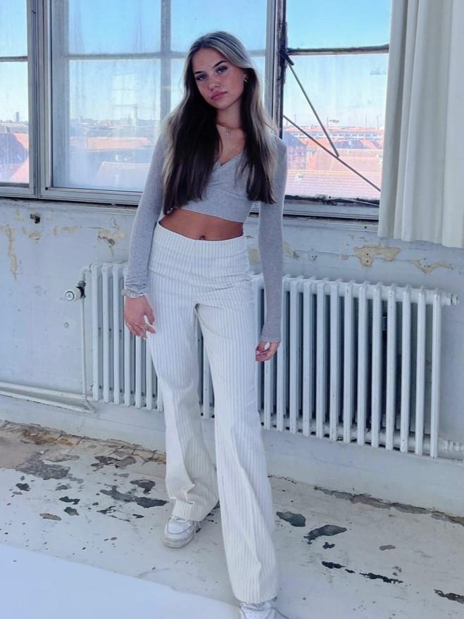 Hollie pants with stripes