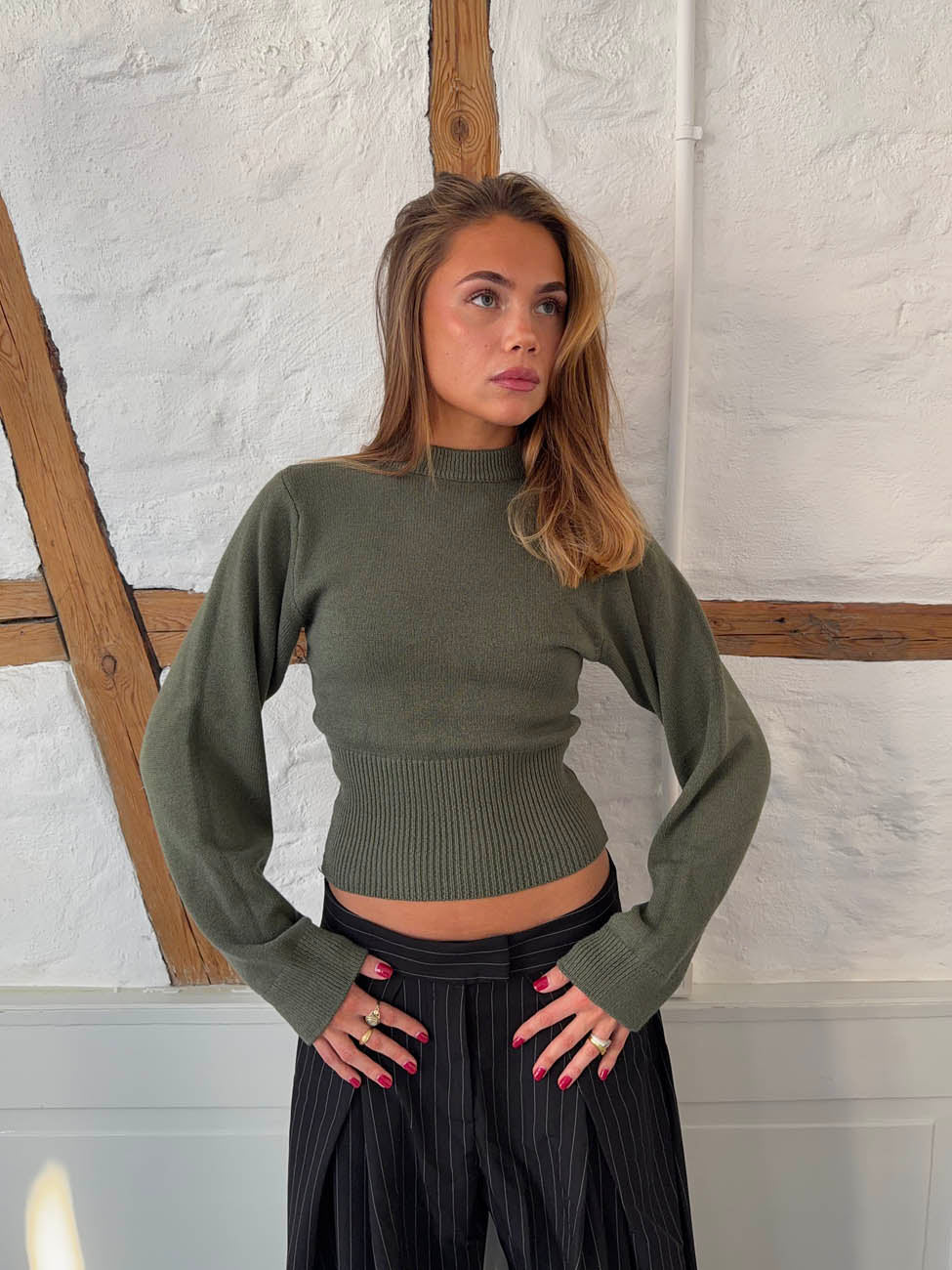 Lior waist fitted knit - Green