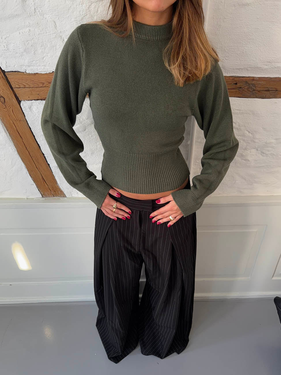 Lior waist fitted knit - Green