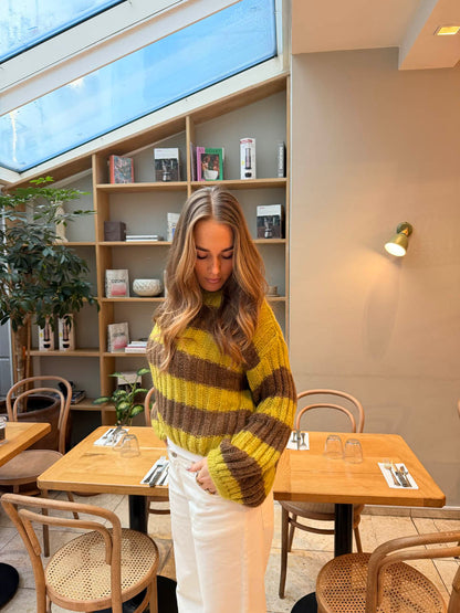 Elowen knit - Green/brown