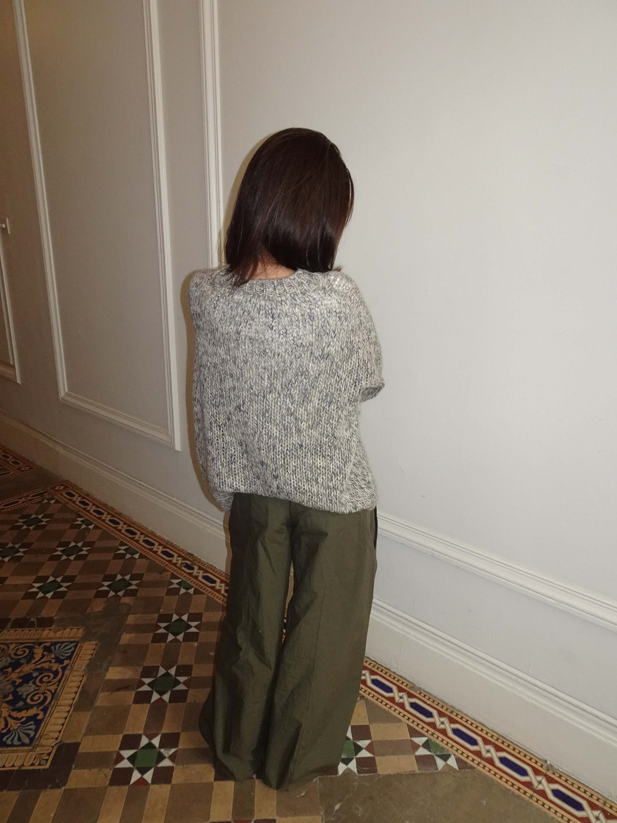 Jeala knit - Grey/beige