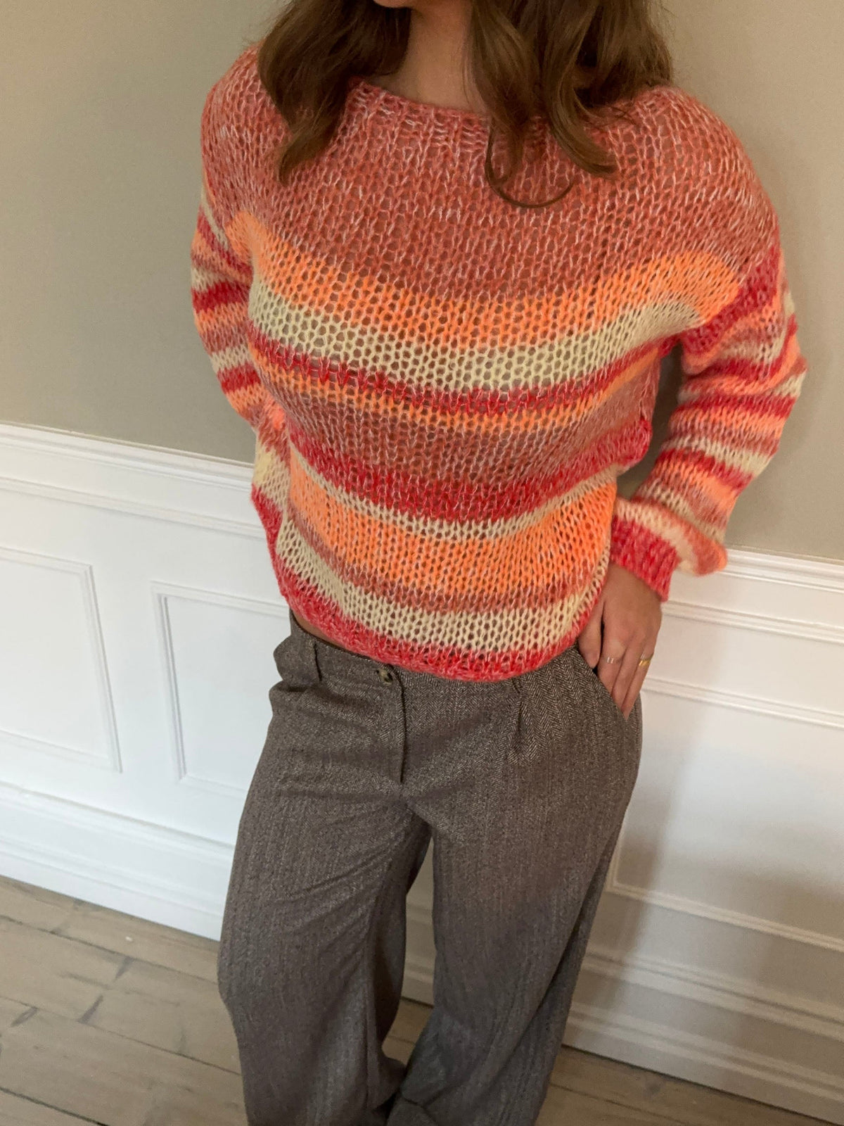Helin knit - Red/orange