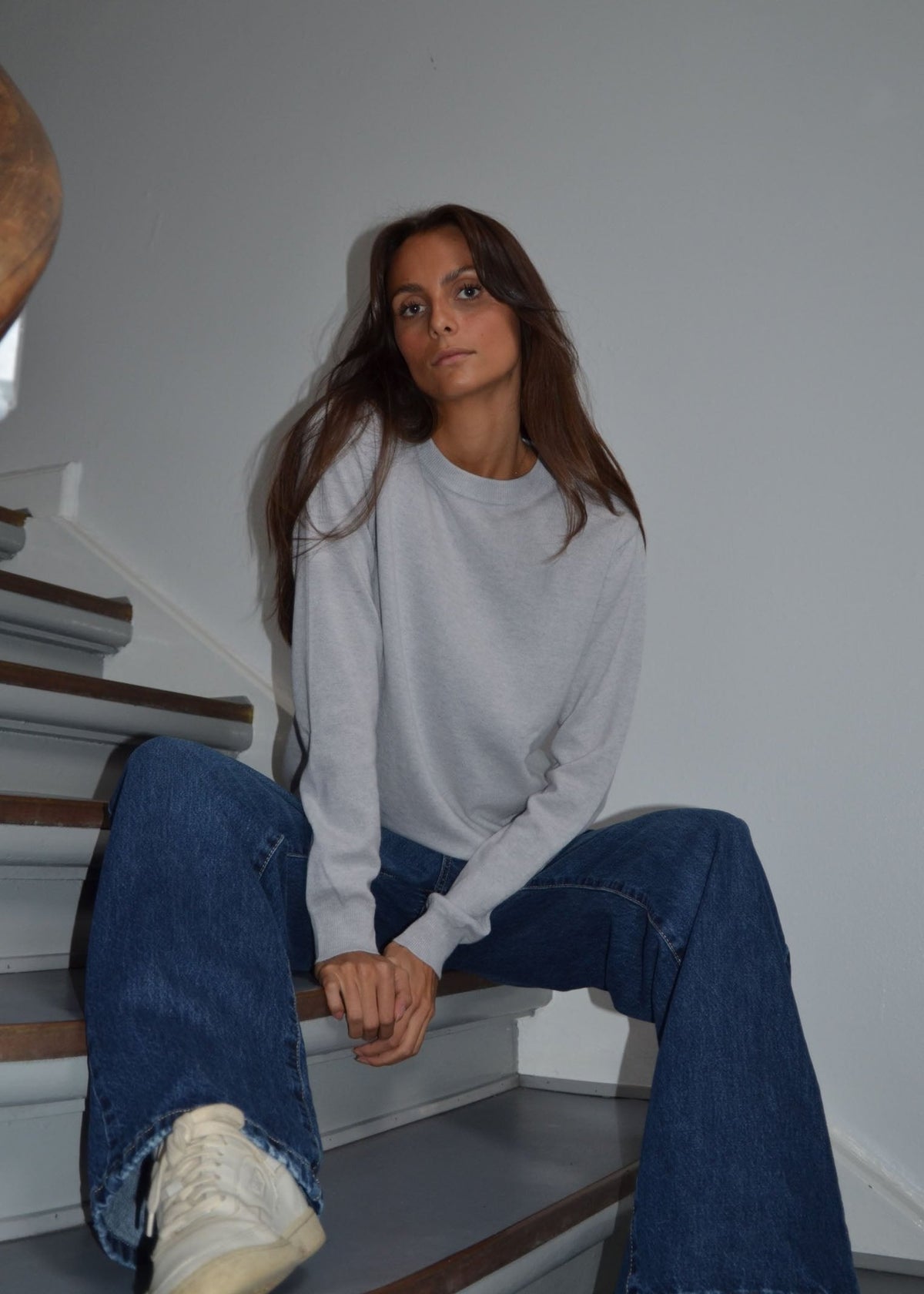 Benta knit - Light grey