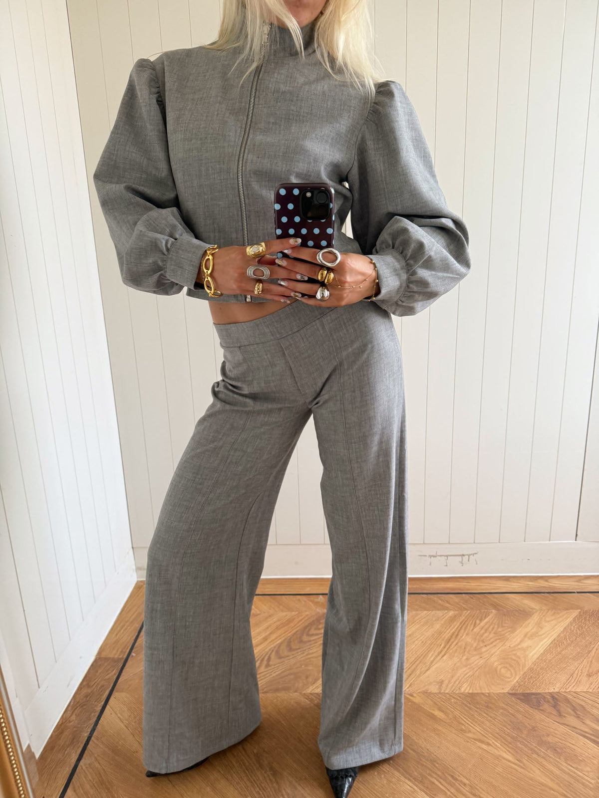 Scandivv suit pants - Grey
