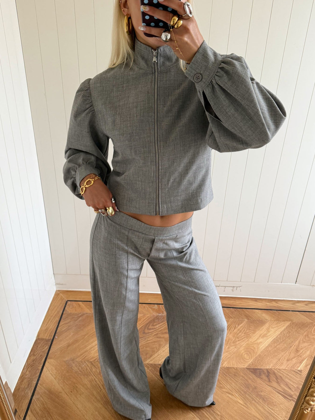 Scandivv suit pants - Grey