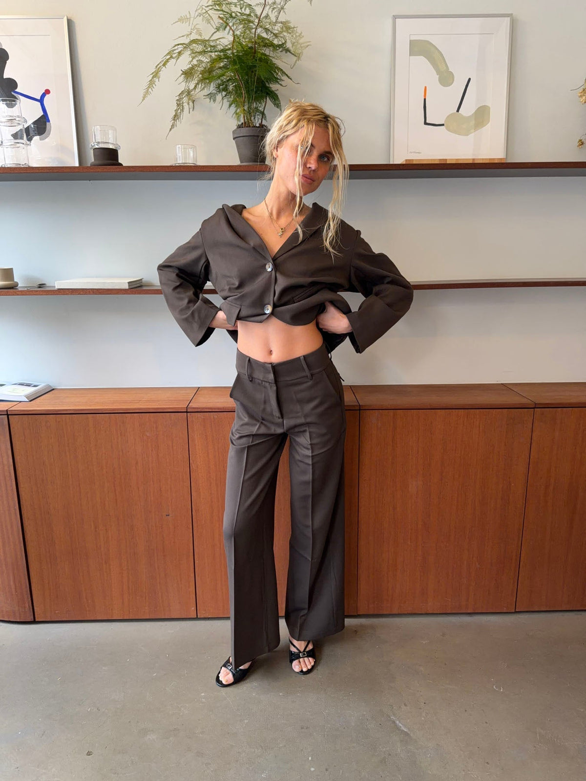 Alma suit pants - Brown